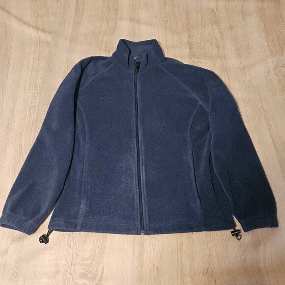 Columbia Women’s Fleece Full Zip  Jacket Size Medium Blue #1 - Picture 1 of 6